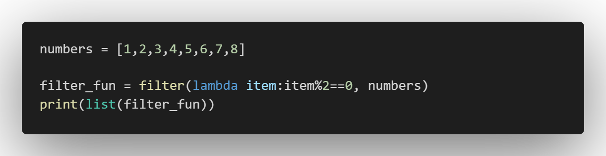 Filter() Method In Python BASIC GUIDE - CodeChit